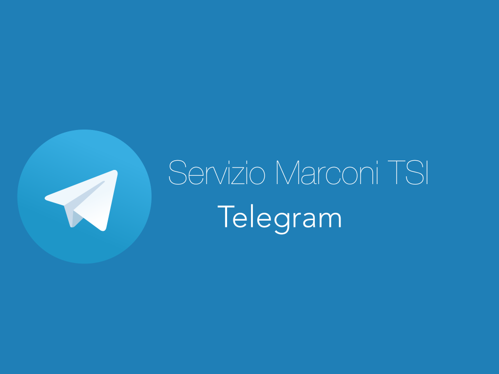 Servizio Marconi TSI Telegram